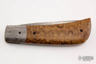 Feather Damascus Linerlock