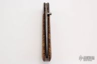 Feather Damascus Linerlock