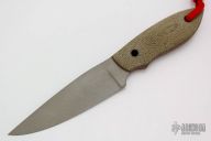 Fixed Blade - Green Canvas Micarta