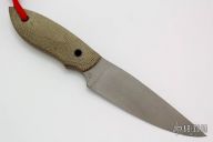 Fixed Blade - Green Canvas Micarta