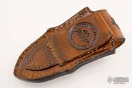 Folding Knife Sheath w/ Snakeskin