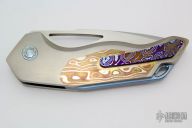Galaxy Button Lock with Mokume & Timascus