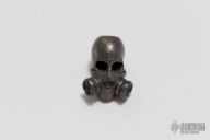 Gas Mask Bead - Titanium