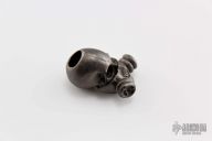 Gas Mask Bead - Titanium