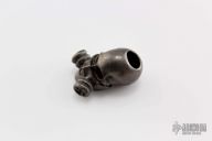 Gas Mask Bead - Titanium