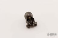 Gas Mask Bead - Titanium