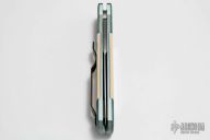 Godson 710 E.J. - Emerald Jazz Handle / Ivory Micarta Inlays / Satin Blade