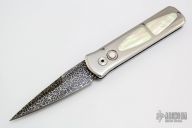Godson - Titanium/Damascus/Gold Lip Pearl