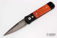 Godson Custom Damascus and Red Coral