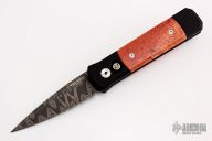 Godson Custom Damascus and Red Coral