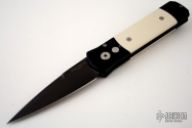 GODSON 752 Tuxedo - Black & Ivory Micarta Handle / Black Blade