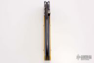 Gold Lip Pearl & Damascus Linerlock