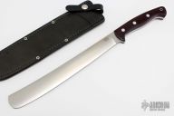 Golok - Maroon Linen Micarta