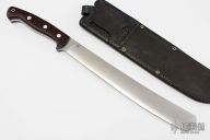 Golok - Maroon Linen Micarta