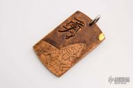 Hand Engraved Copper Pendant