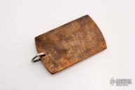 Hand Engraved Copper Pendant