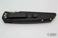 Harkins ATAC D/A 801 - Black Handle w/ Carbon Fiber / Satin Blade