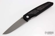 Harkins ATAC D/A 8802 - Black Handle w/ Carbon Fiber / Bead Blast Blade