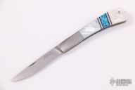 Mother of Pearl and Turquoise Slipjoint
