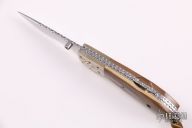 Mokume and Mammoth Ivory Lockback