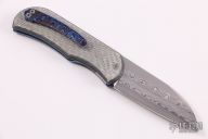 Front Flipper with Timascus and Damasteel  