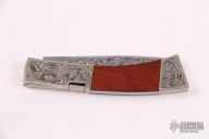 Engraved Wood Lockback