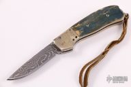 Bolster Release Auto - Damascus/Mokume/Mammoth Ivory