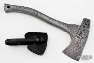 Integral Damascus Mini Trappers Hatchet
