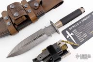 Interceptor Dagger - Chad Nichols Damascus #004