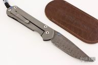 Large Sebenza 21 - Damascus/Carbon Fiber