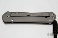 Large Sebenza 21 - Unique Graphic / Damascus Blade