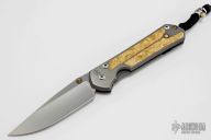 Large Sebenza 21 w/Box Elder Burl