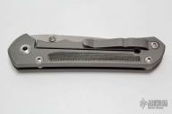 Large Sebenza 25 - Black Canvas Micarta Inlay