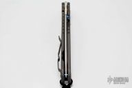 Large Sebenza Regular - Unique Graphic - Simulated Opal Inlay