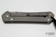 Large Sebenza Classic Unique Graphic - Tiger Eye Inlay