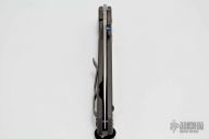 Large Sebenza Classic Unique Graphic - Tiger Eye Inlay