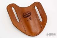 Leather Belt Sheath - Canted Carry