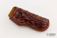 Leather Belt Sheath - Hand Tooled
