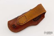Leather Belt Sheath - Hand Tooled