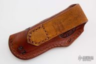 Leather Belt Sheath - Hand Tooled