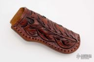 Leather Belt Sheath - Hand Tooled