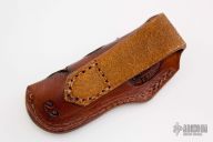 Leather Belt Sheath - Hand Tooled