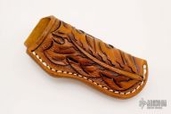 Leather Belt Sheath - Hand Tooled