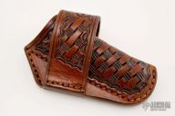 Leather Belt Sheath - Horizontal Carry