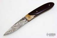 Liner Lock Folder - Damascus