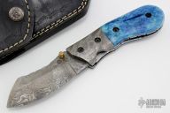 Linerlock - Damascus/Bone