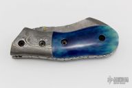 Linerlock - Damascus/Bone