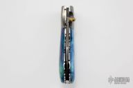 Linerlock - Damascus/Bone