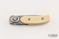 LM11800 Paul Knife - Ivory Paper Micarta - First Production Run