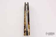 Lockback - Damascus/Stag